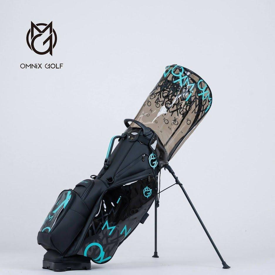 OMNI GOLF スタンド　ブラック/カモフラージュ　ブルー OMNI GOLF スタンド ブラック/カモフラージュ ブルー OMNI GOLF